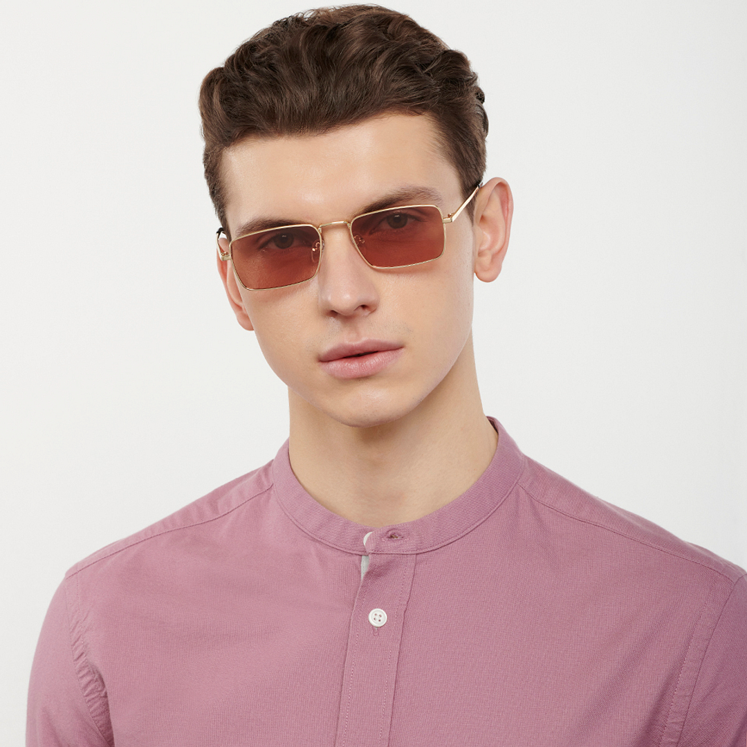 Vincent Chase Online Gold Full Rim Rectangle left side