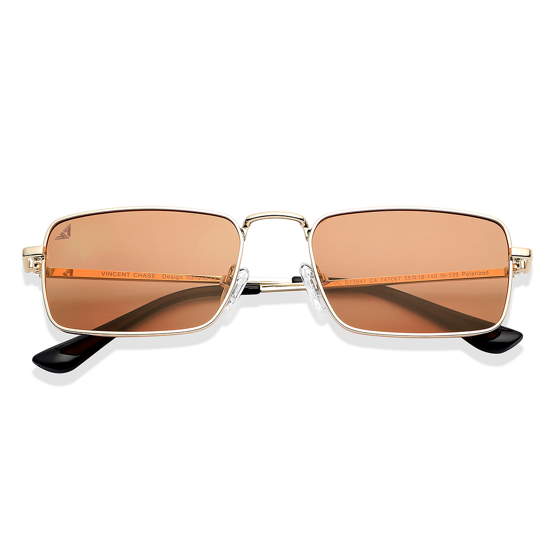 Vincent Chase Online Gold Full Rim Rectangle left side
