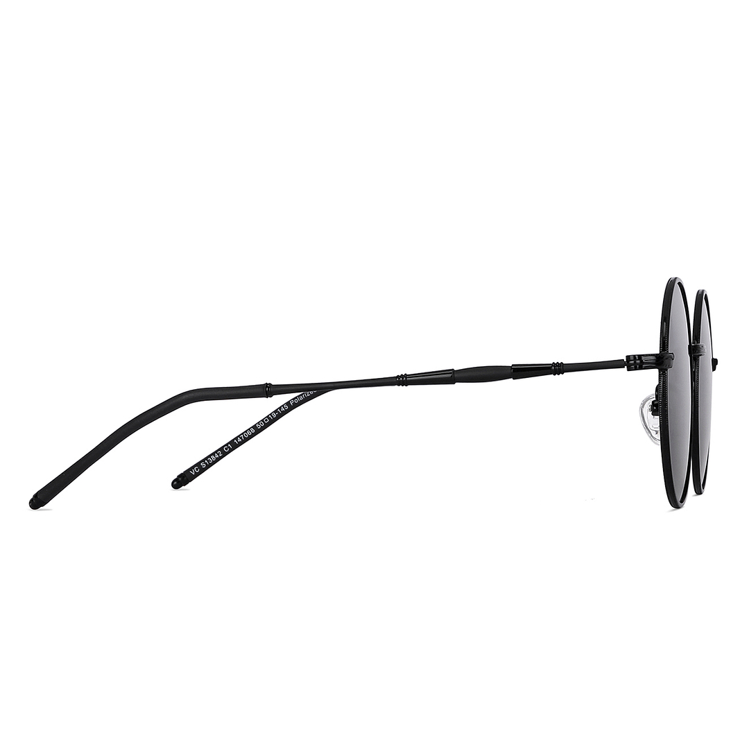 Vincent Chase Online Black Full Rim Round left side