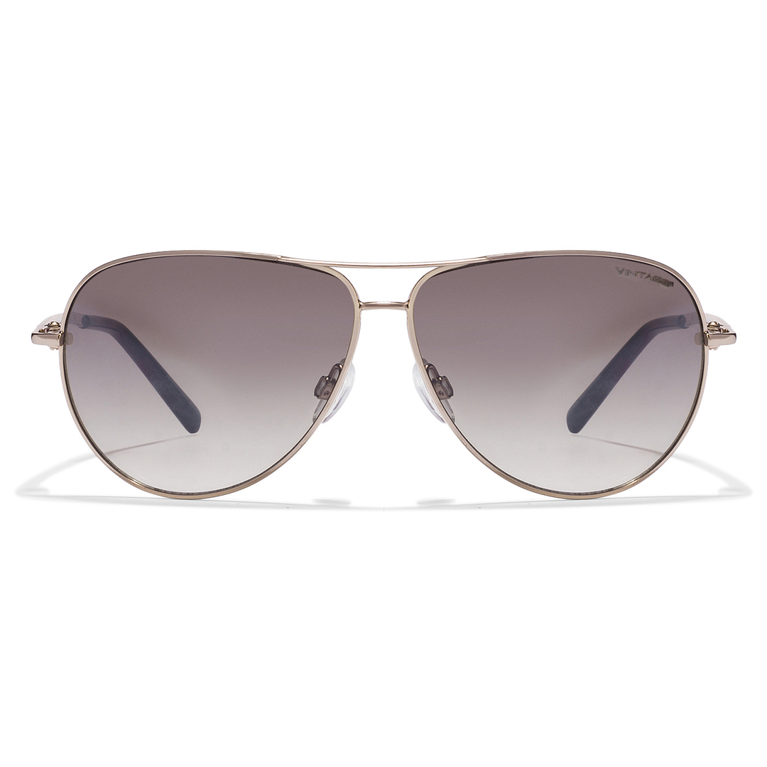 53♥ Buy Vintage XX COL 71 Silver Aviator Shape Sunglasses at Lenskart.