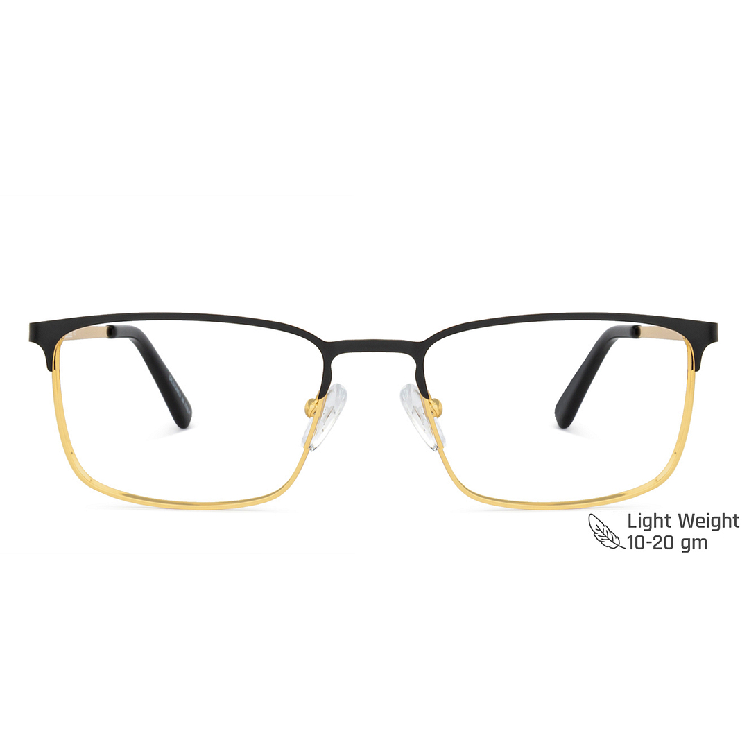 Vincent Chase Online Gold Full Rim Rectangle left side
