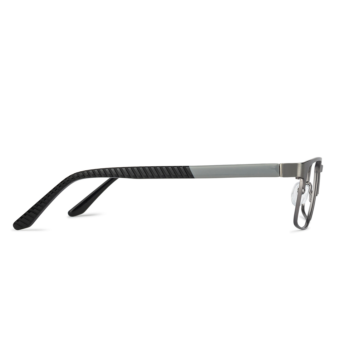 Vincent Chase Online Mid Gunmetal Full Rim Rectangle right side