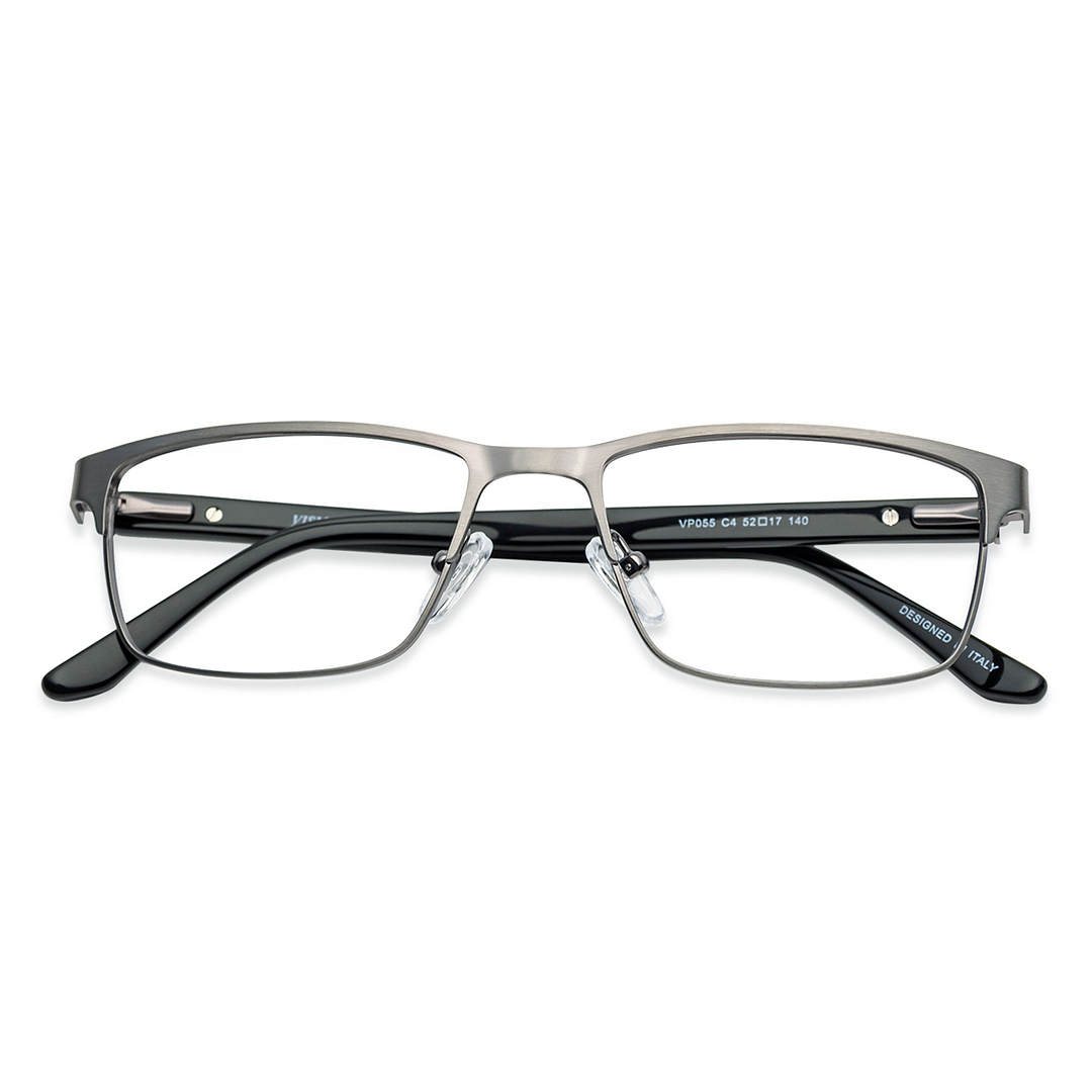 Vincent Chase Online Mid Gunmetal Full Rim Rectangle right side