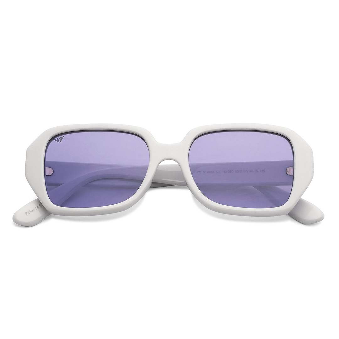 Vincent Chase Online White Full Rim Rectangle left side