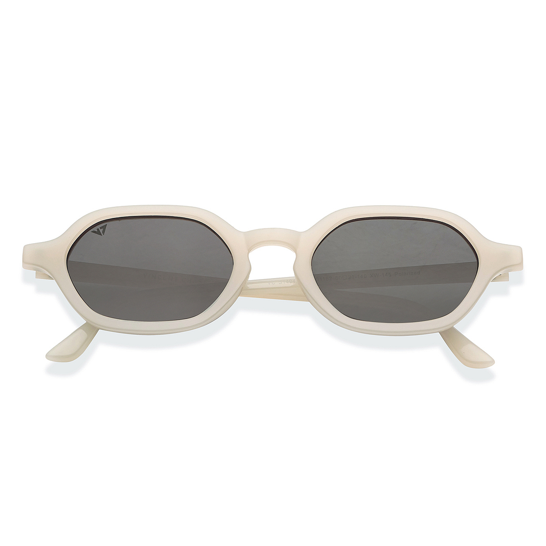 Vincent Chase Online White Full Rim Geometric left side