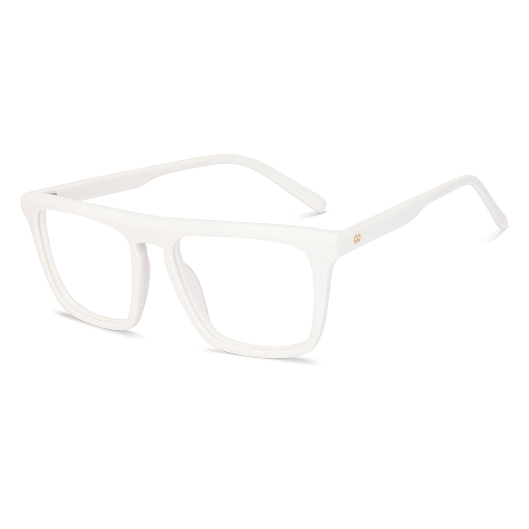 White Full Rim Square Vincent Chase Classic Acetate VC E17621