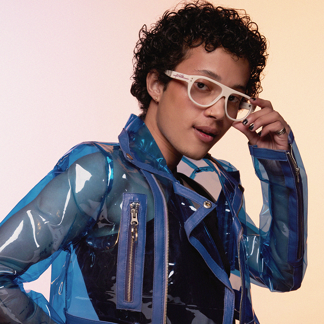 Vincent Chase Online White Full Rim Round left side