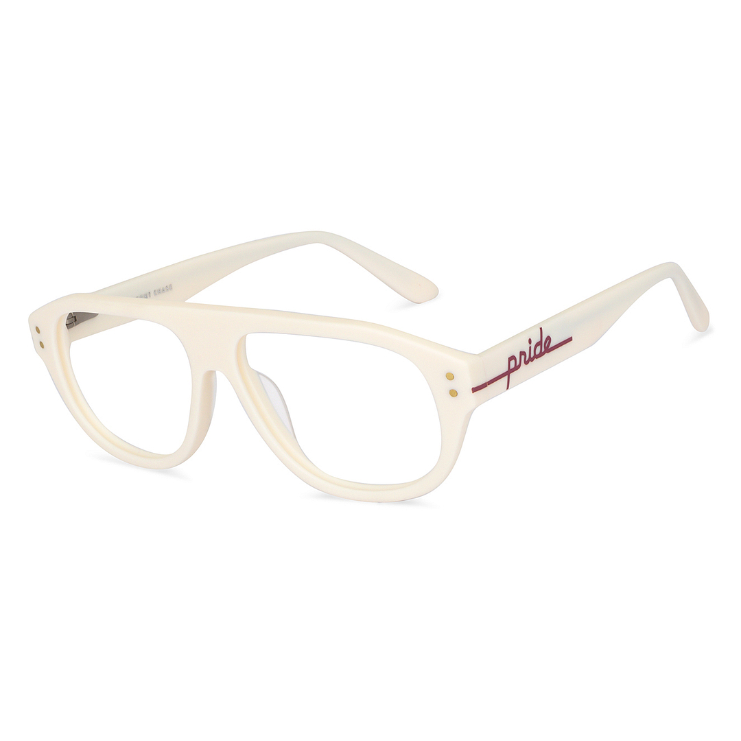 Vincent Chase Online White Full Rim Round right side
