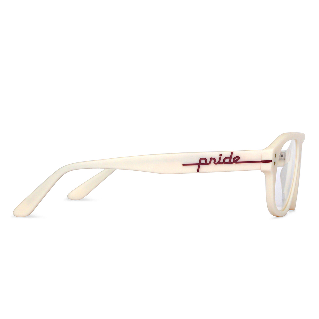 Vincent Chase Online White Full Rim Round right side