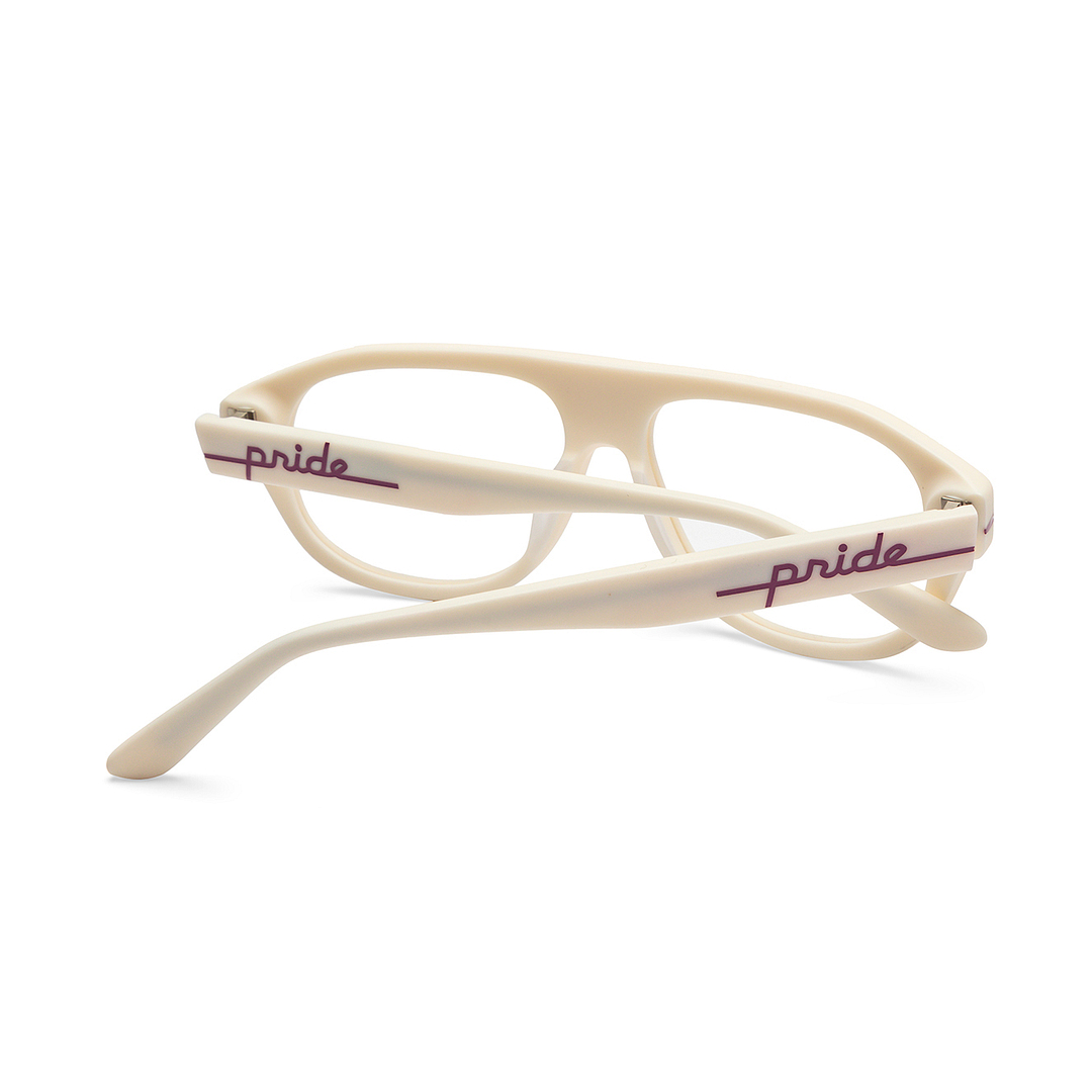 Vincent Chase Online White Full Rim Round left side