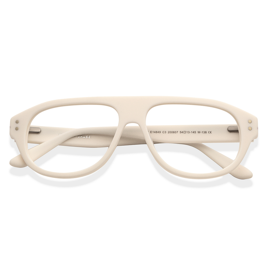 Vincent Chase Online White Full Rim Round right side