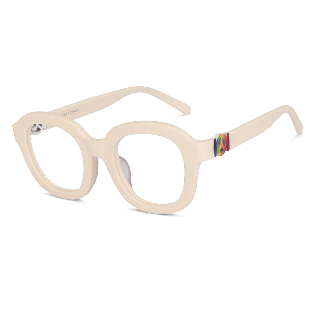 Vincent Chase Online White Full Rim Round right side