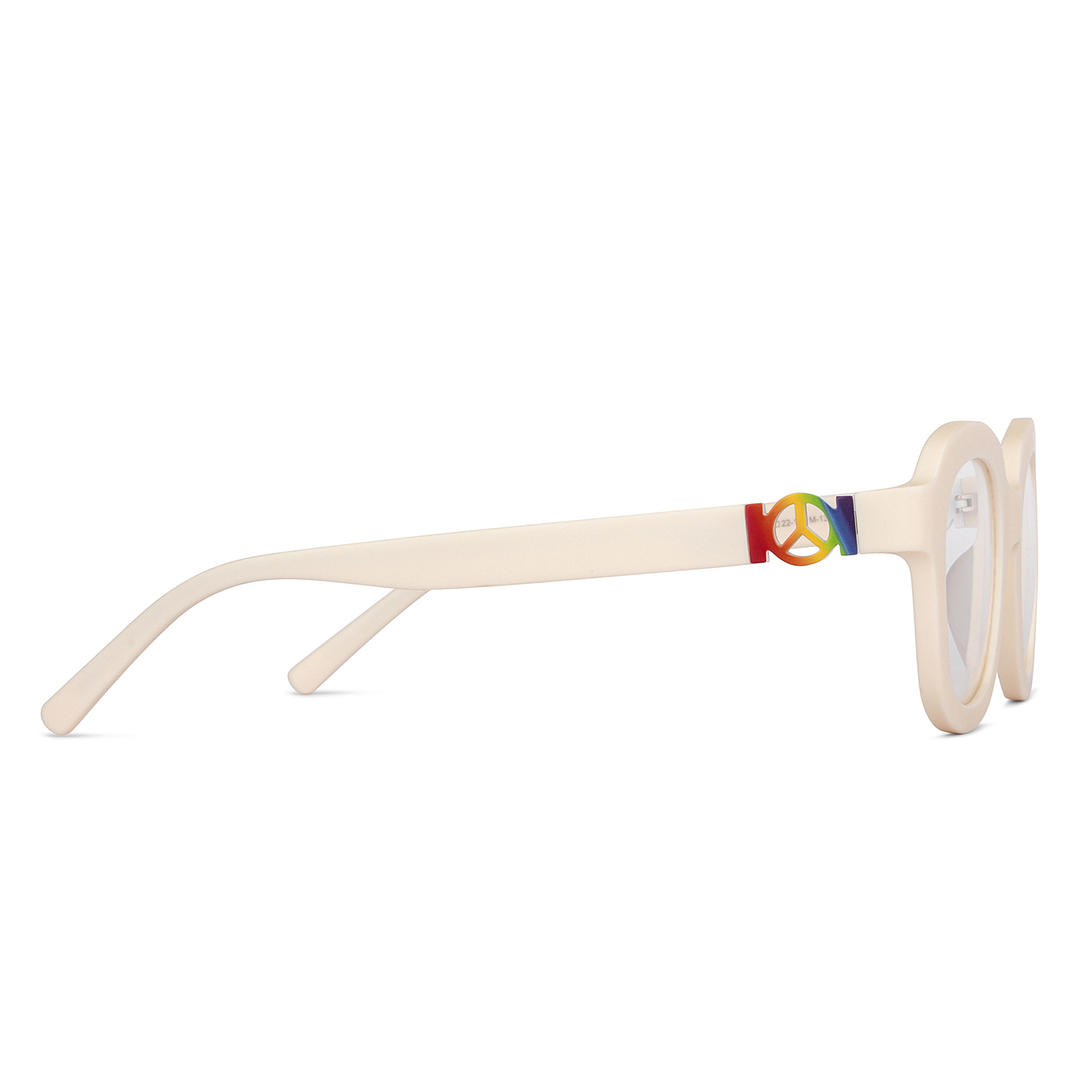 Vincent Chase Online White Full Rim Round right side