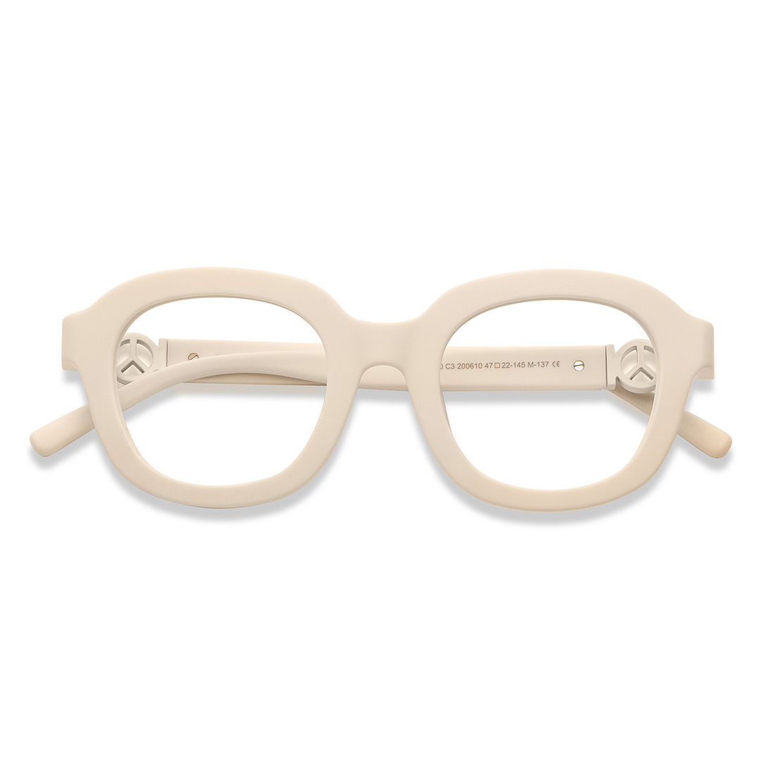 Vincent Chase Online White Full Rim Round right side