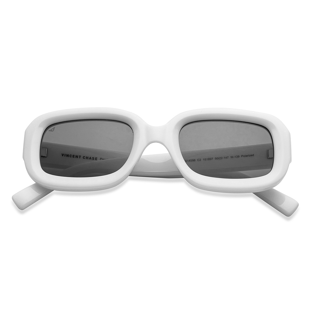 Vincent Chase Online White Full Rim Rectangle left side