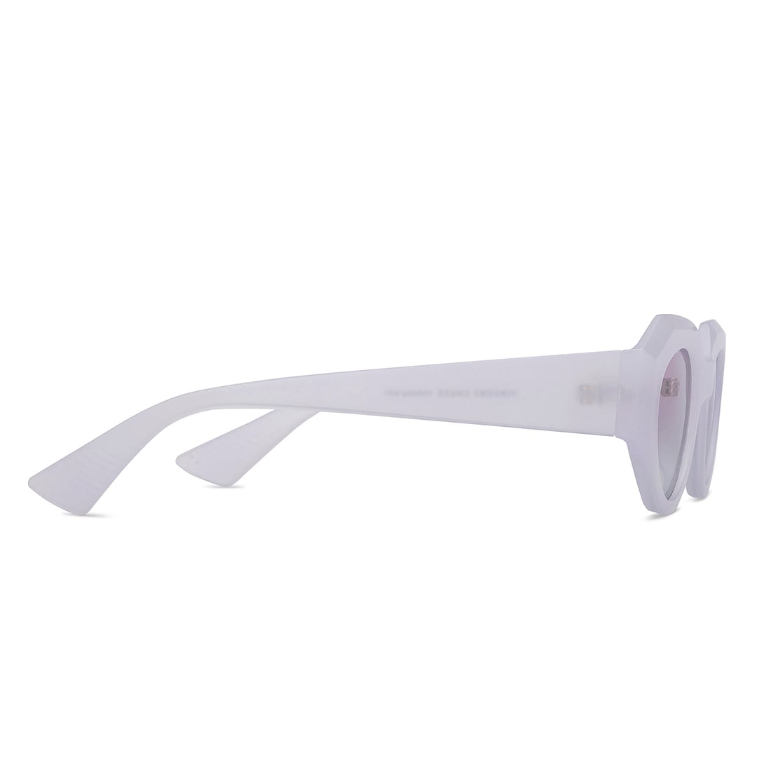 Vincent Chase Online White Full Rim Geometric left side