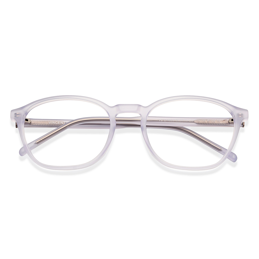 Vincent Chase Online White Full Rim Round left side