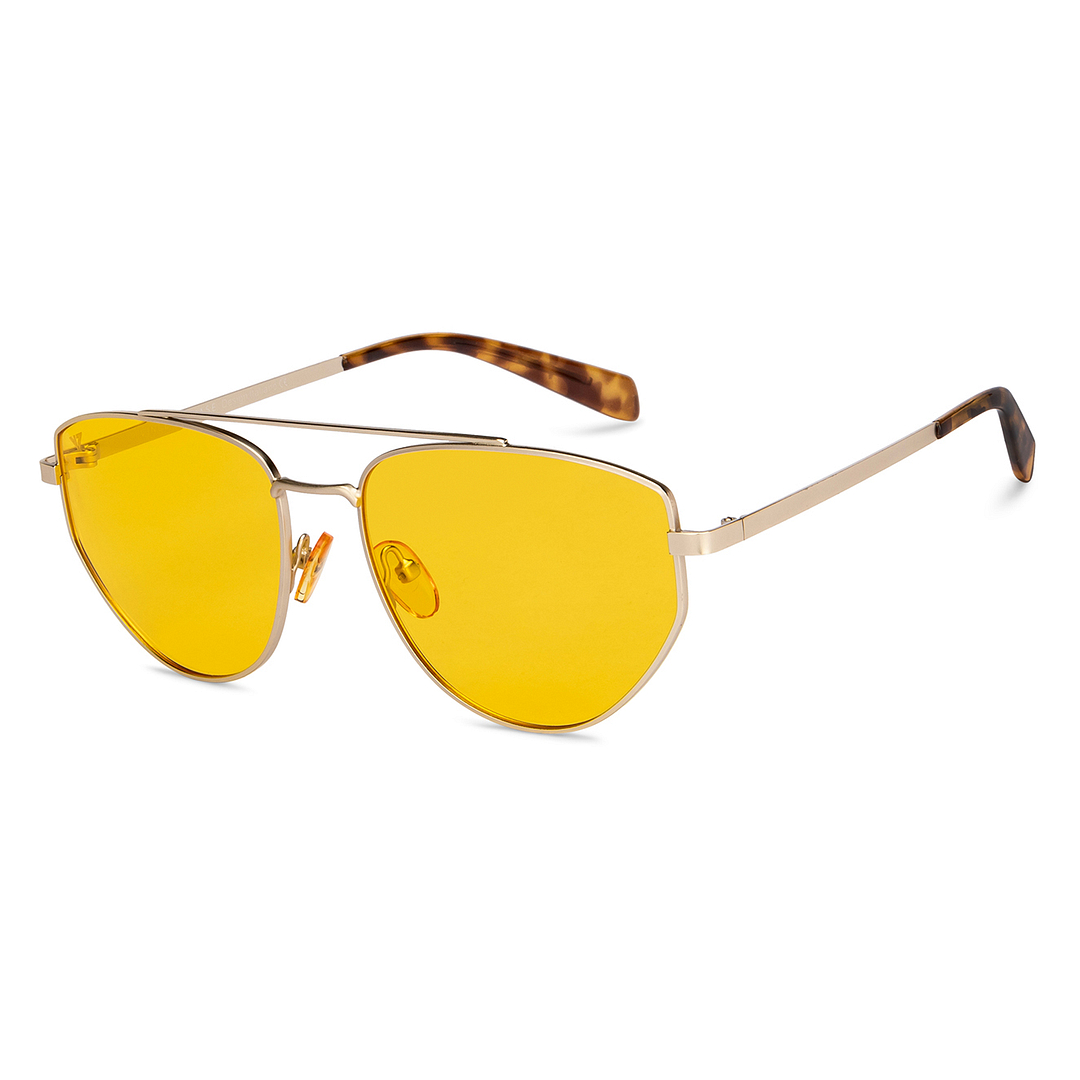 Vincent Chase Online Gold Full Rim Aviator right side