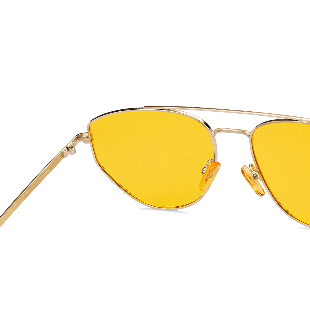 Vincent Chase Online Gold Full Rim Aviator right side