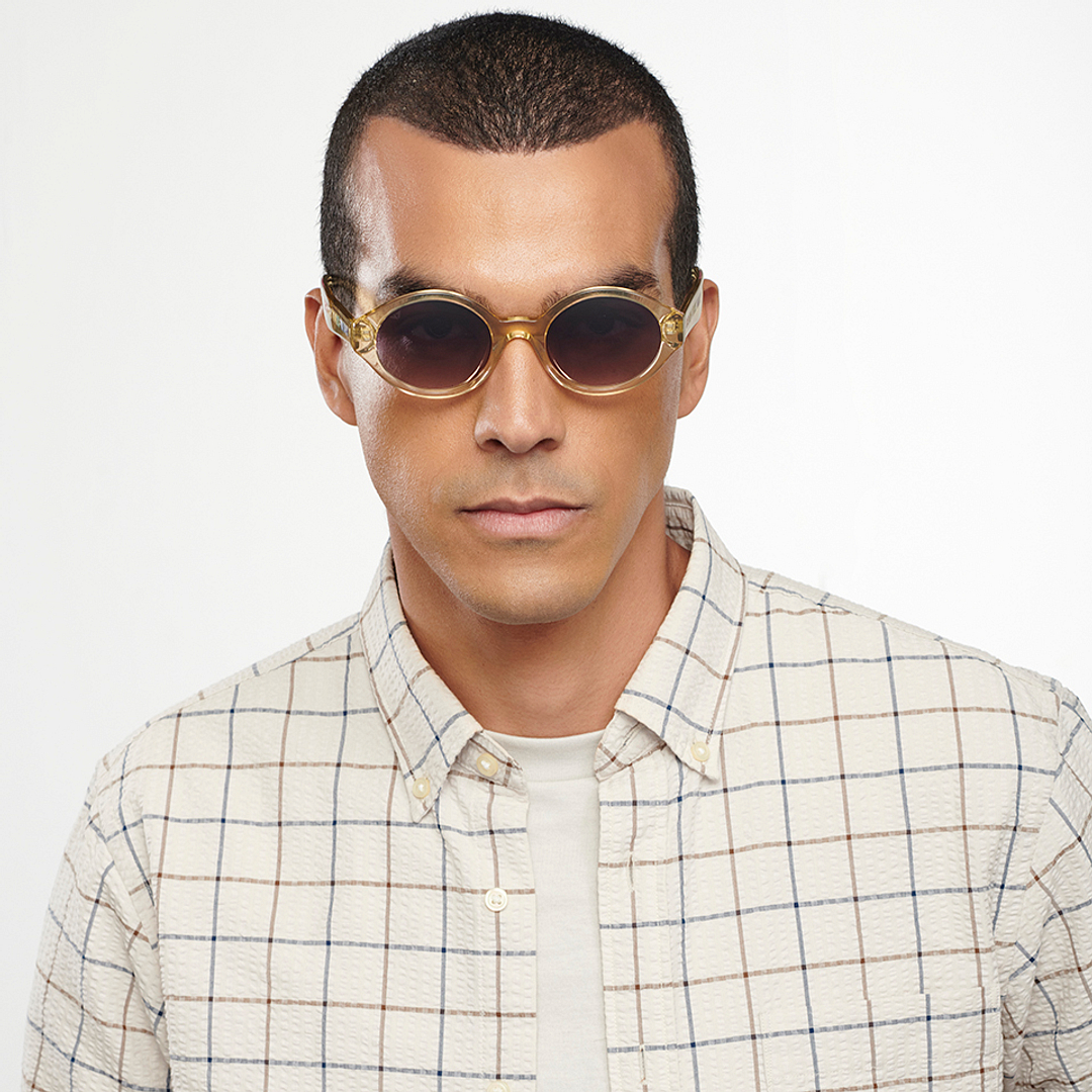 Vincent Chase Online Yellow Full Rim Round right side