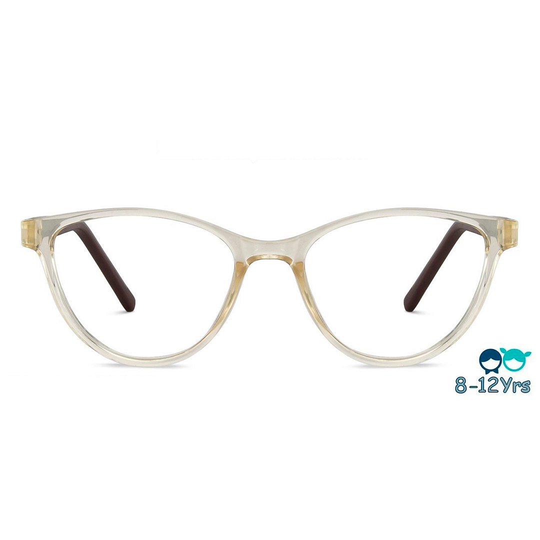 Hooper Online Brown Transparent Full Rim Cat Eye left side