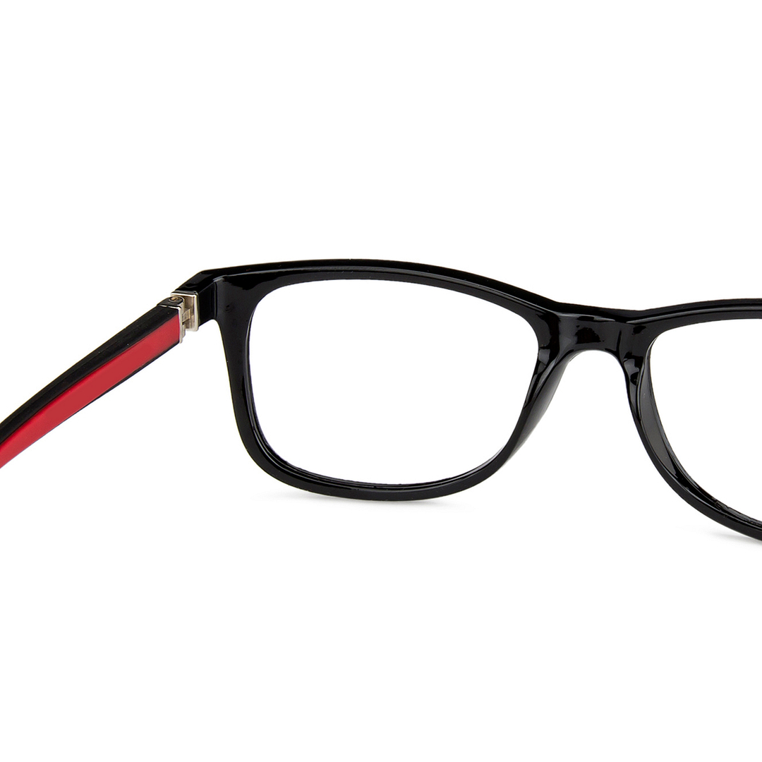Hooper Online Black Full Rim Rectangle left side