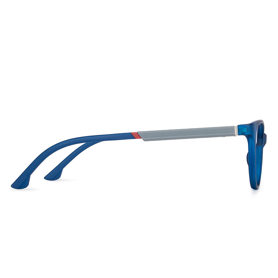 Hooper Online Blue Transparent Full Rim Cat Eye right side