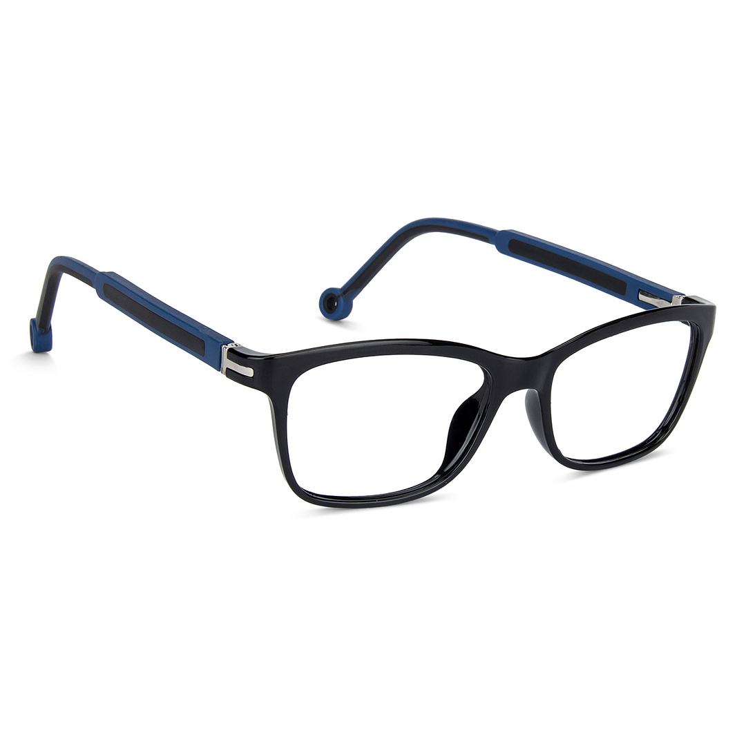 Hooper Online Black Full Rim Rectangle left side