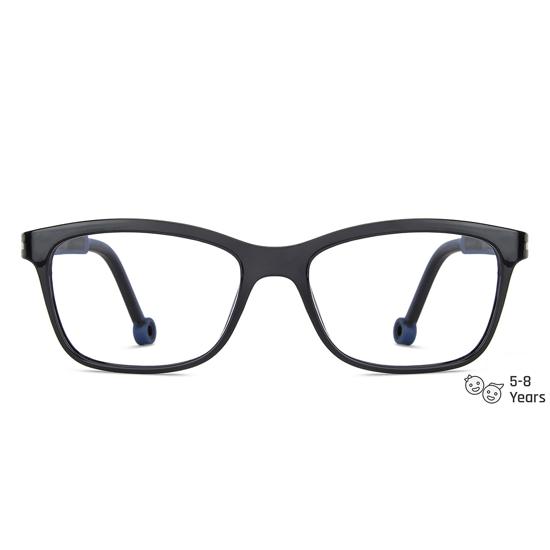 Hooper Online Black Full Rim Rectangle left side