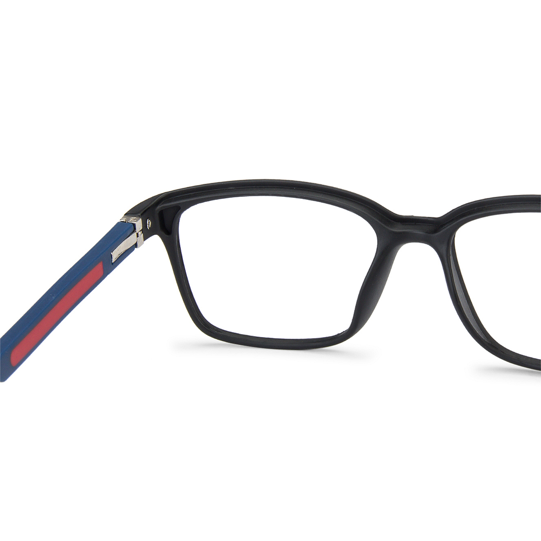 Hooper Online Black Full Rim Rectangle left side