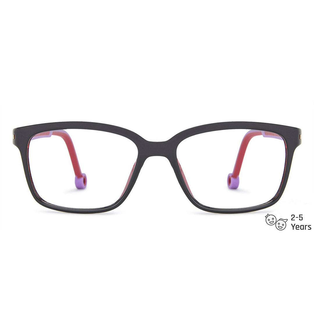 Hooper Online Red Transparent Full Rim Rectangle left side
