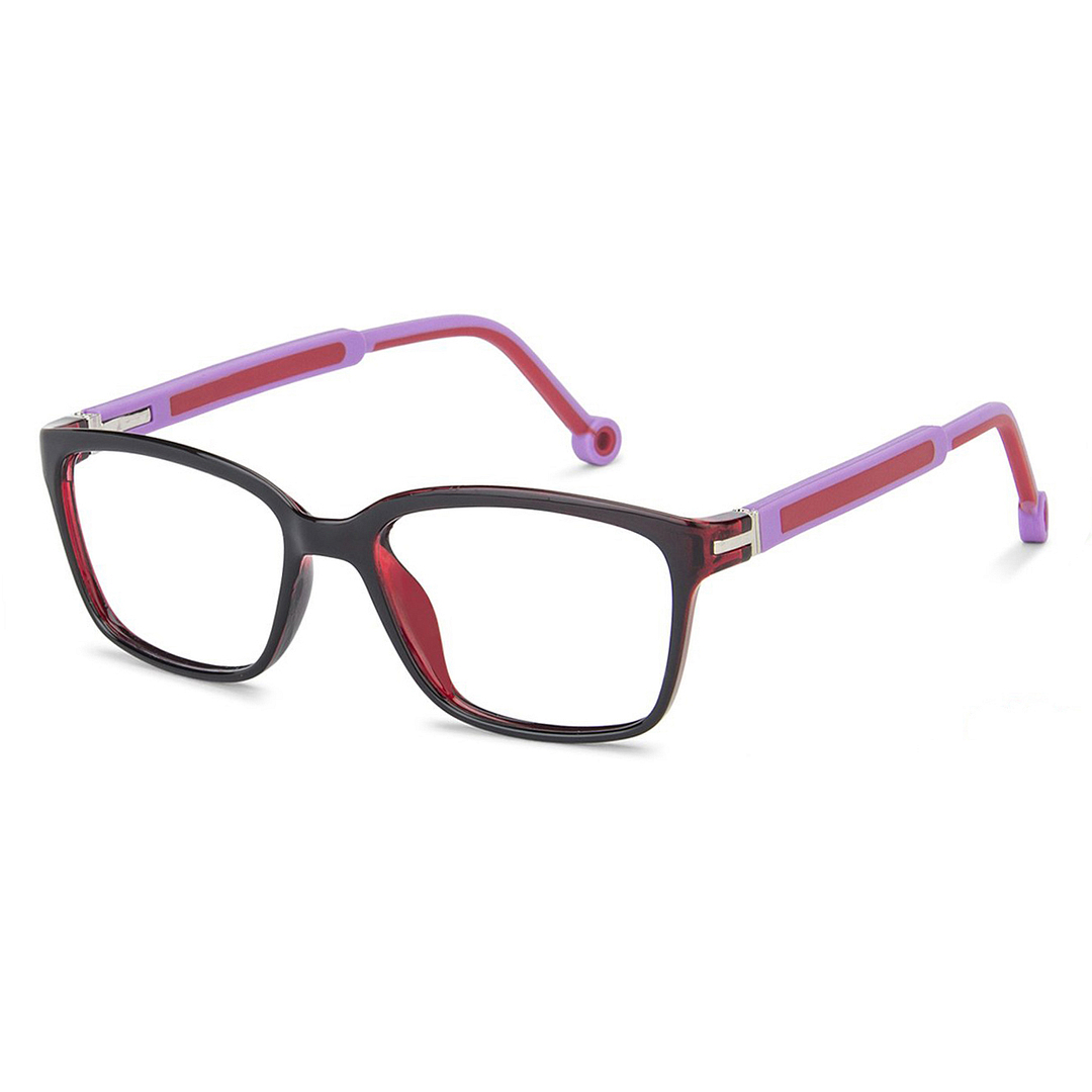 Hooper Online Red Transparent Full Rim Rectangle left side