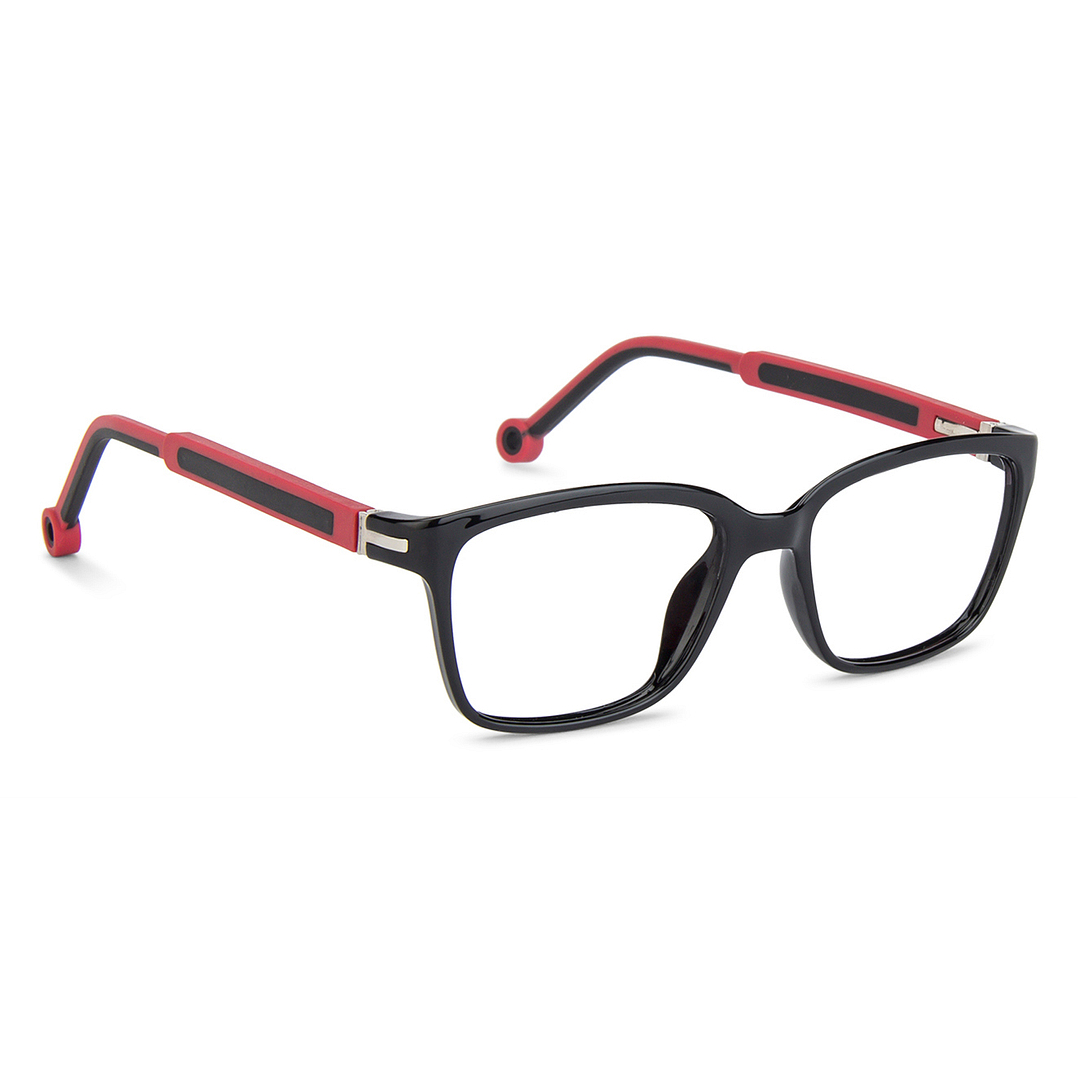 Hooper Online Black Full Rim Rectangle left side