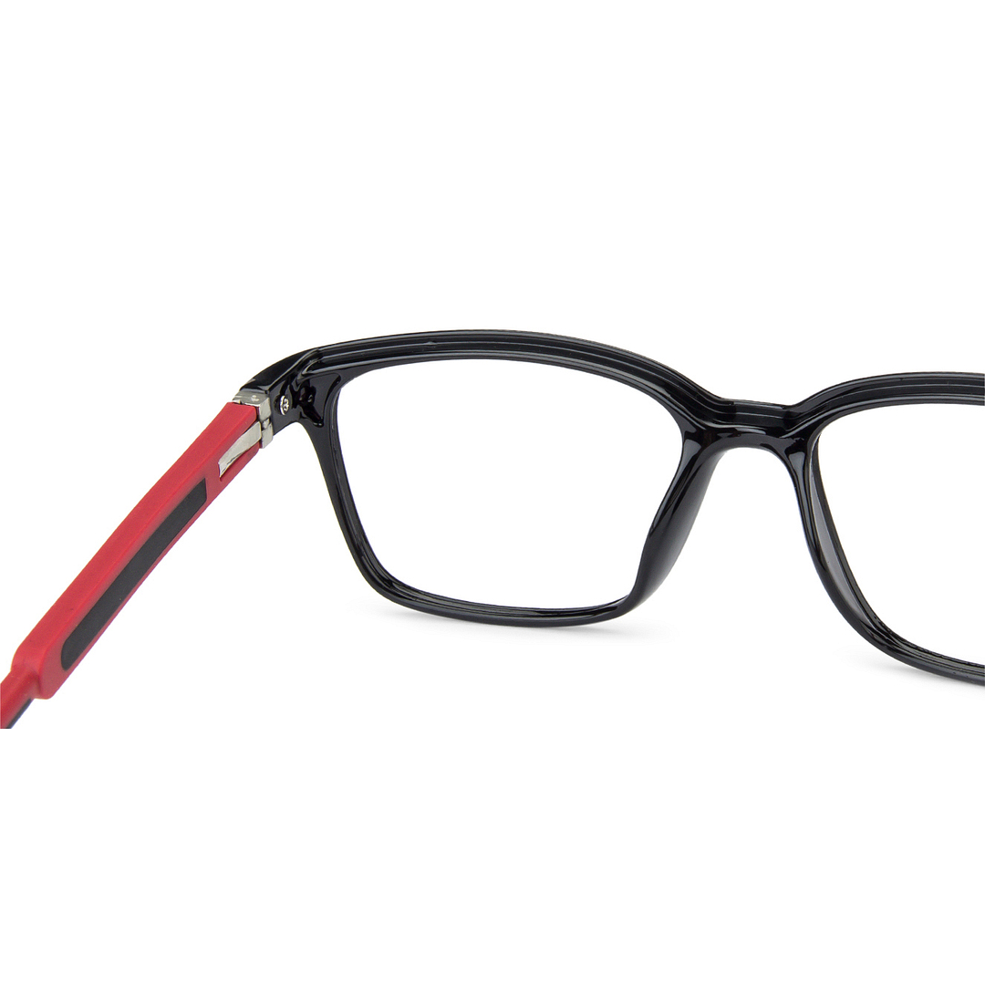 Hooper Online Black Full Rim Rectangle left side