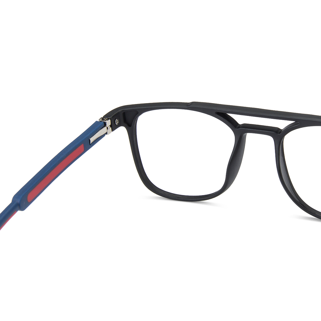 Hooper Online Black Full Rim Square left side