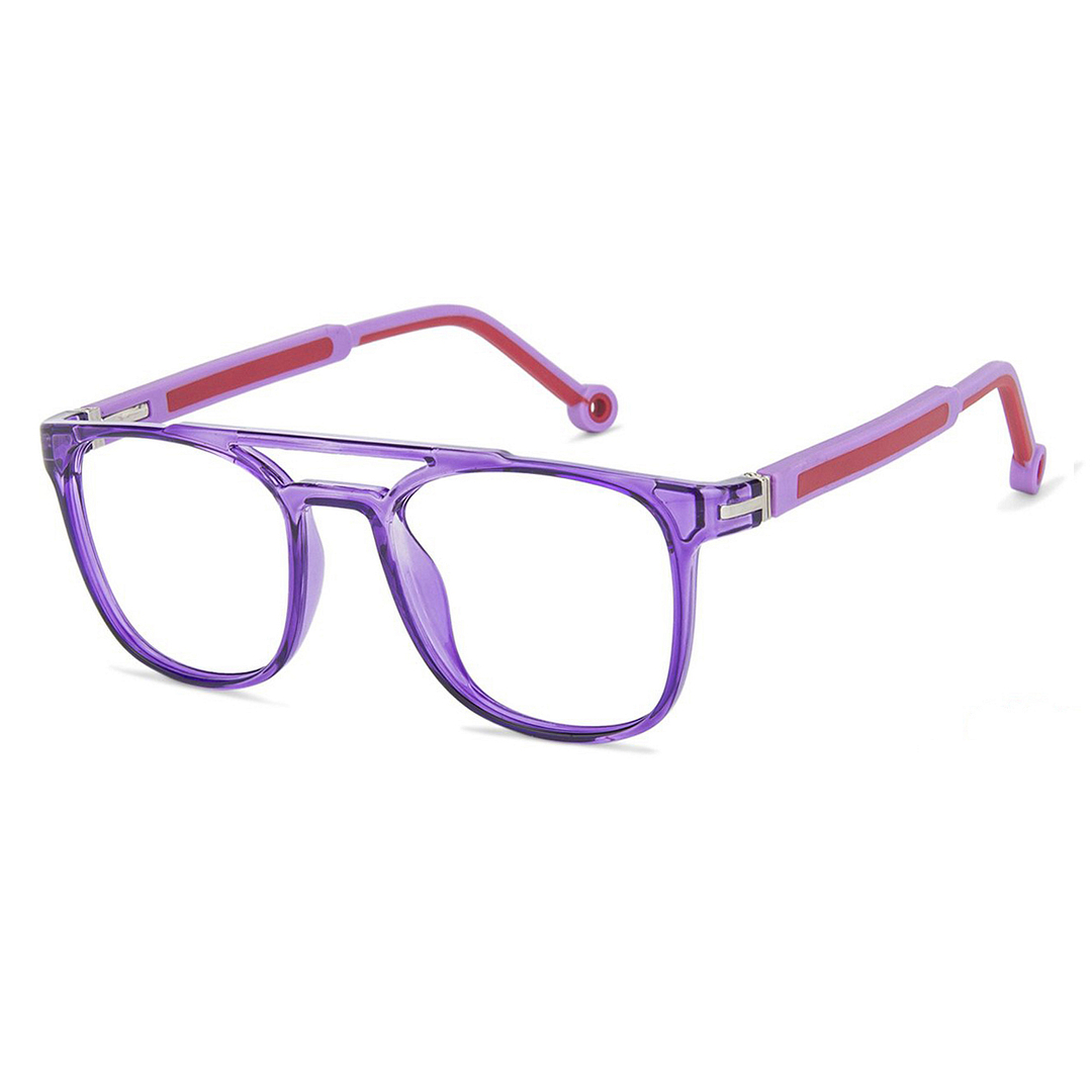 Hooper Online Purple Transparent Full Rim Square left side