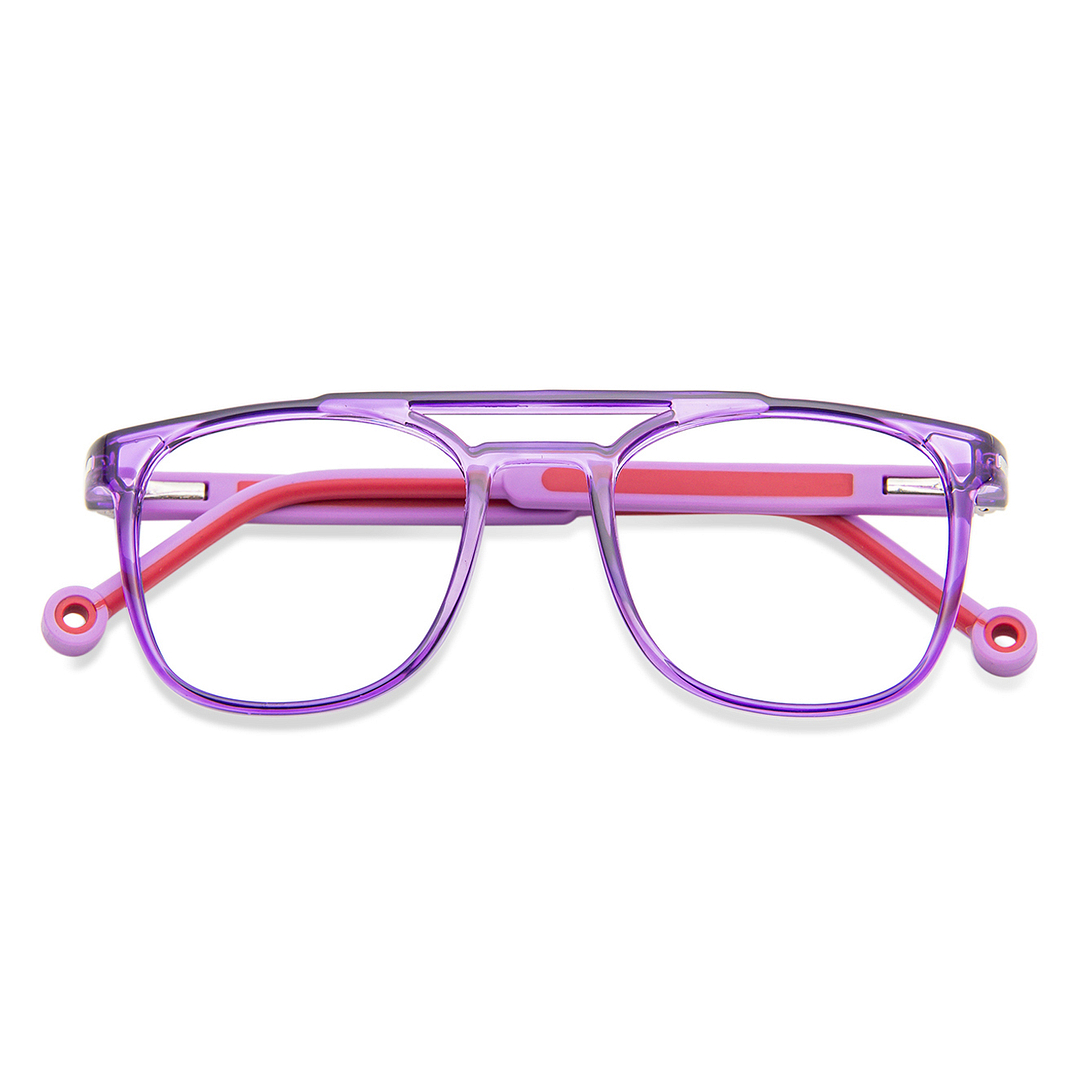 Hooper Online Purple Transparent Full Rim Square right side