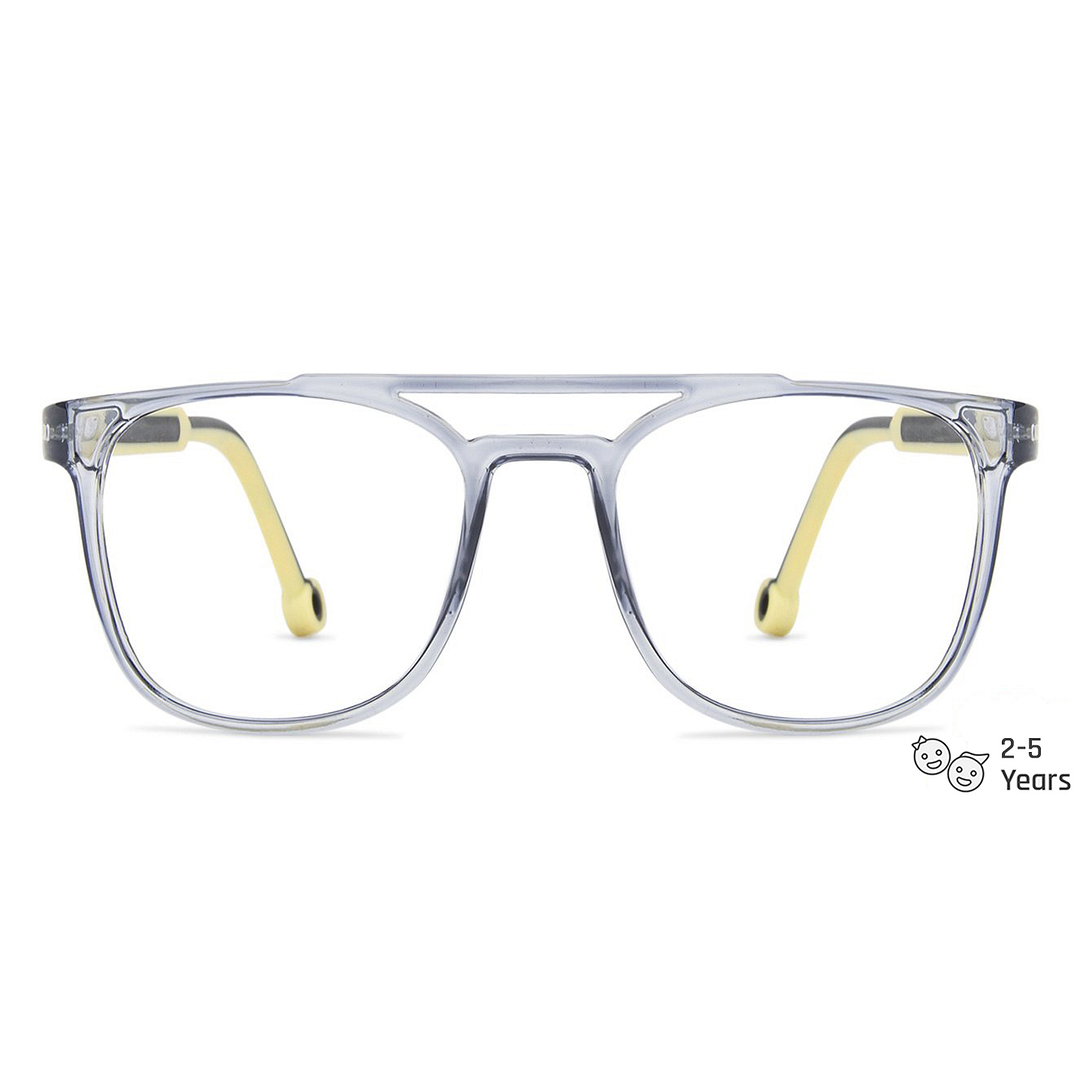 Hooper Online Gray Transparent Full Rim Square left side