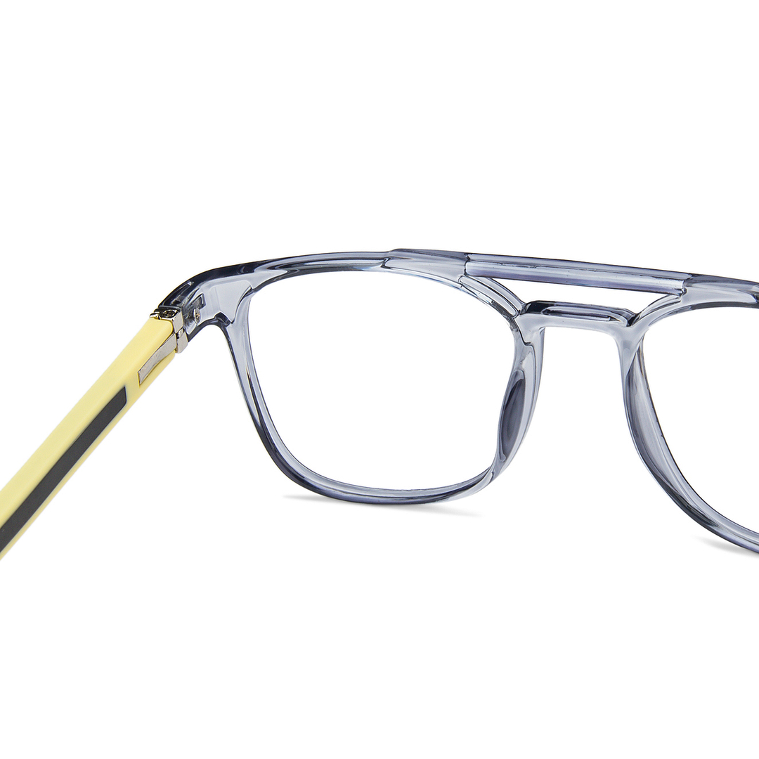 Hooper Online Gray Transparent Full Rim Square left side