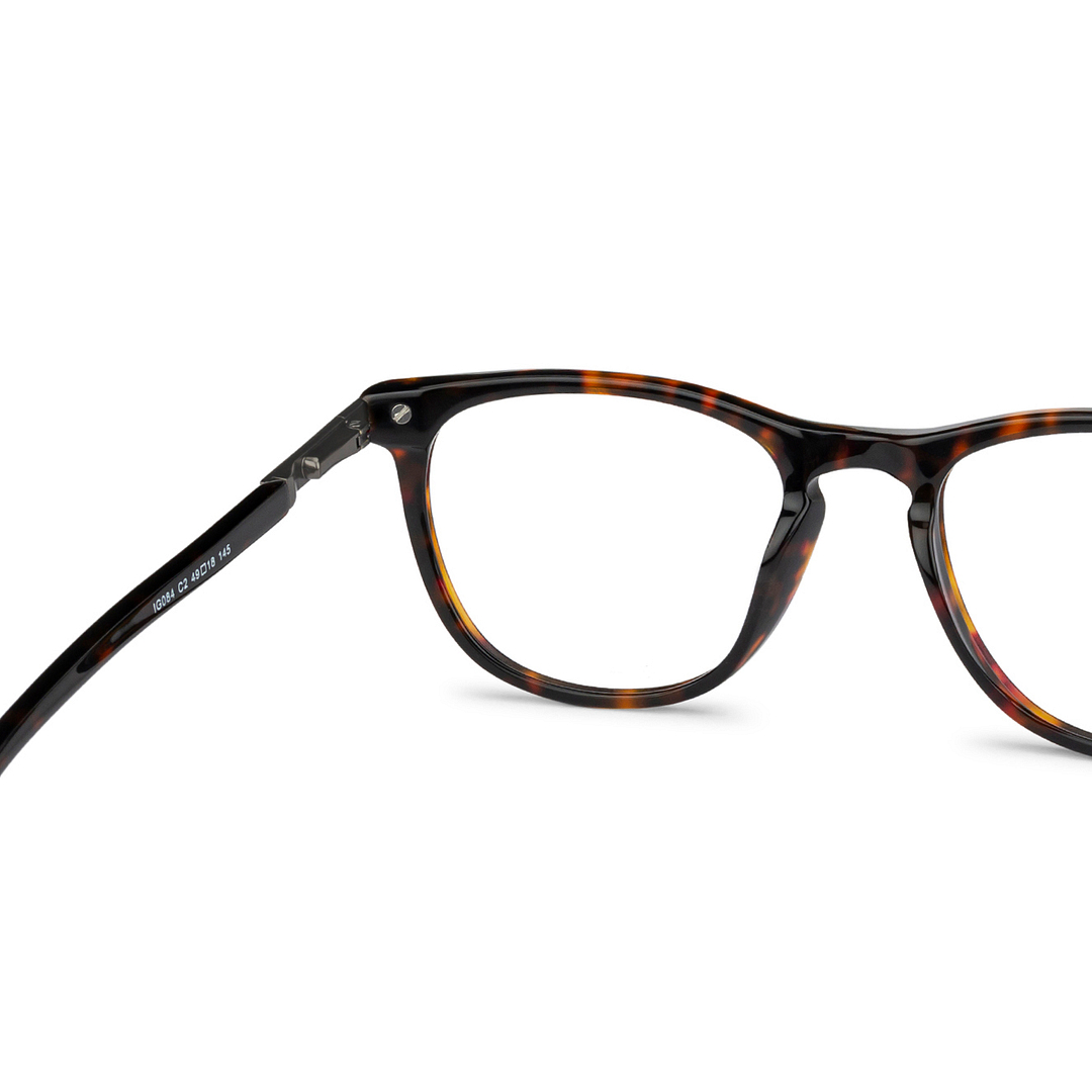 Buy Tortoise Full Rim Square Vincent Chase Classic Acetate IG-084-C2 ...