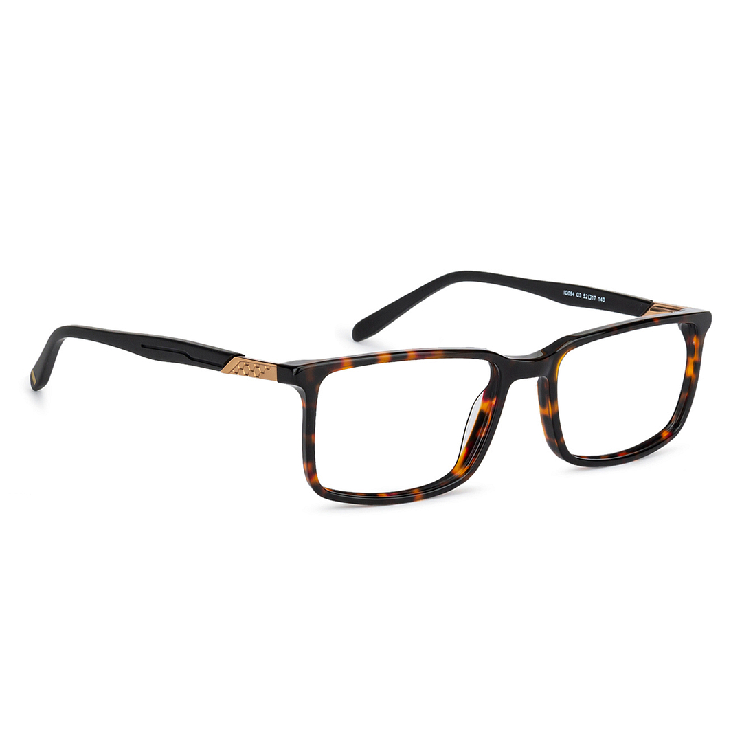 Buy Tortoise Gold Black Full Rim Rectangle Vincent Chase Online Classic ...