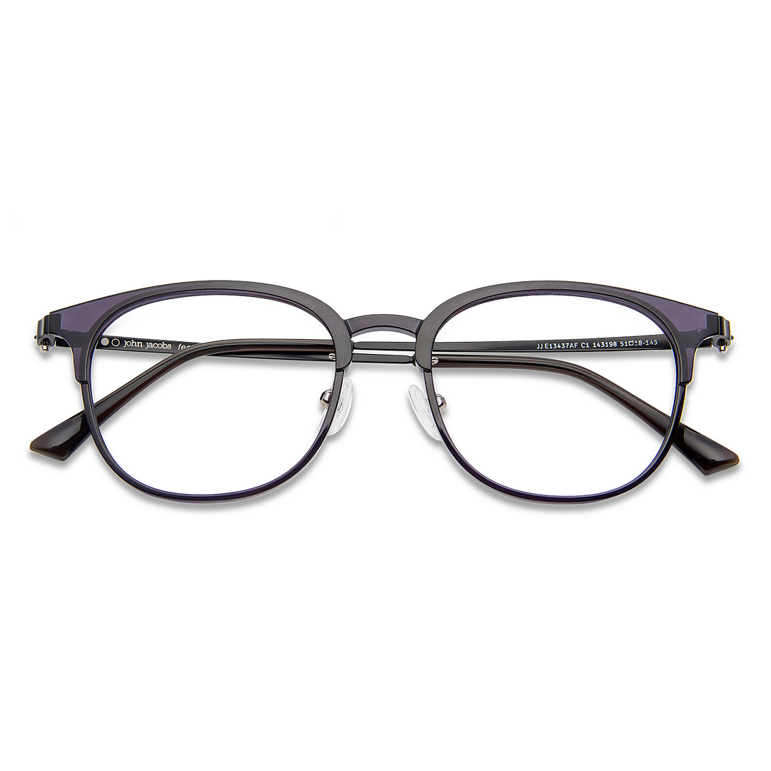 Buy Black Full Rim Clubmaster John Jacobs SG Flex JJ E13437AF-C1 ...
