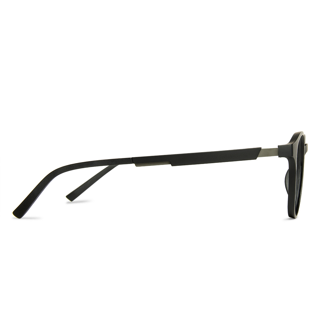 Buy Black Grey Full Rim Round Lenskart Air LA Air Essentials LA E13236 ...
