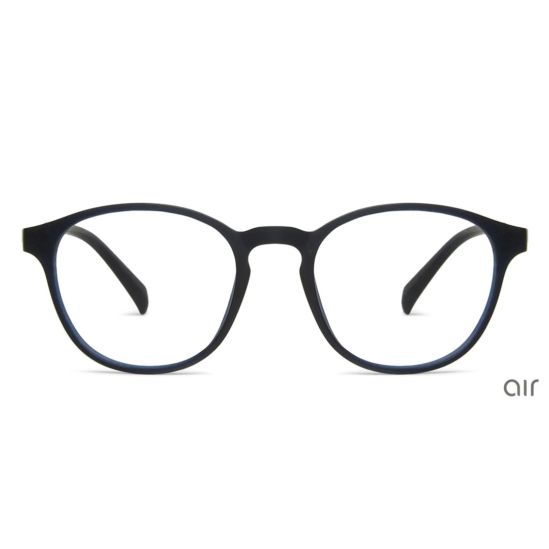 Buy Matte Blue Red Full Rim Round Lenskart Air LA Air Essentials LA ...