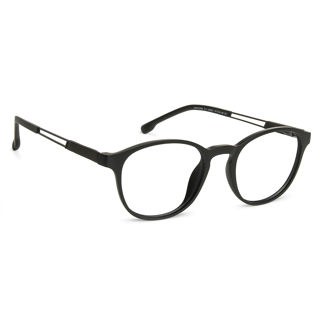 Buy Black Full Rim Round Lenskart Air LA Air Essentials LA E13254-C1 ...