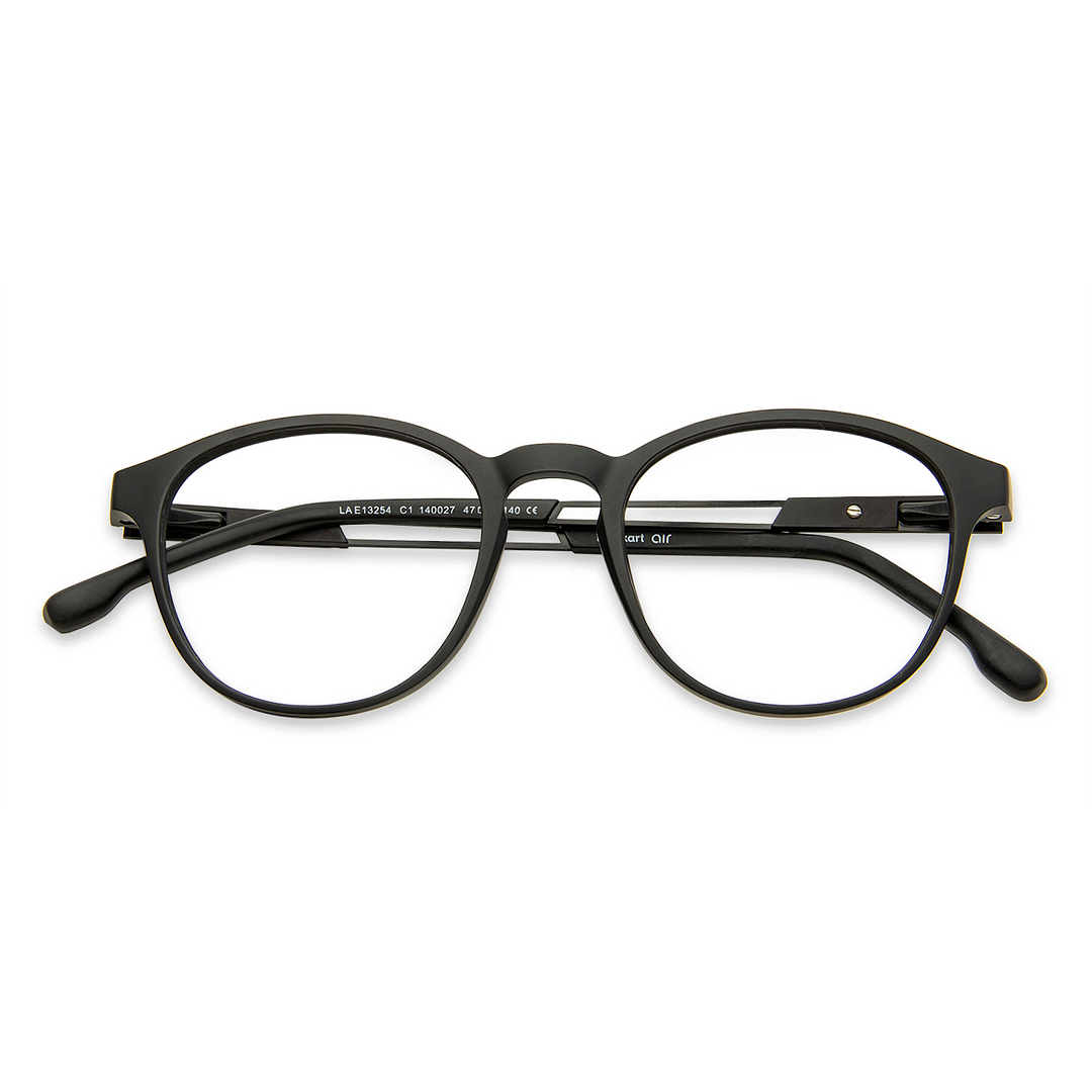 Buy Black Full Rim Round Lenskart Air LA Air Essentials LA E13254-C1 ...