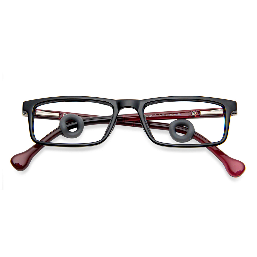 Buy Black Maroon Transparent Full Rim Rectangle Kids 2-5 yrs Lenskart ...