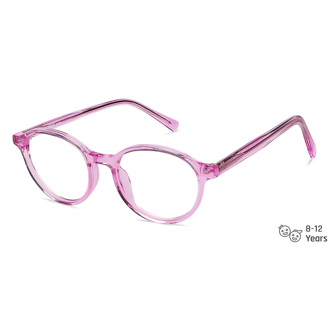 Buy Hooper Pink Acetate Round Spectacles Online || Lenskart Singapore ...