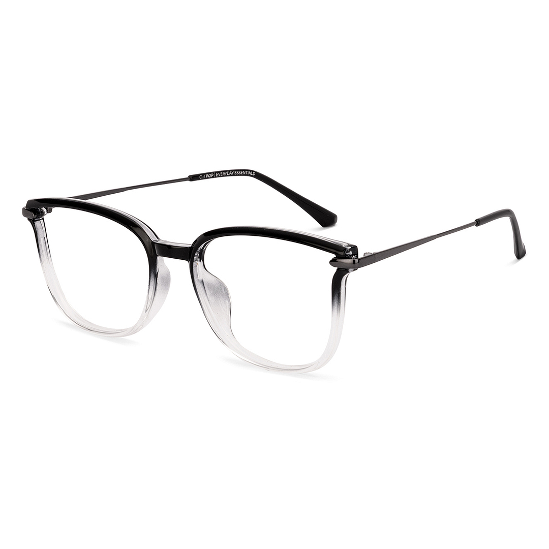 Black Dark Gunmetal Full Rim Cat Eye Lenskart Air AIR Pop LA E14101 ...
