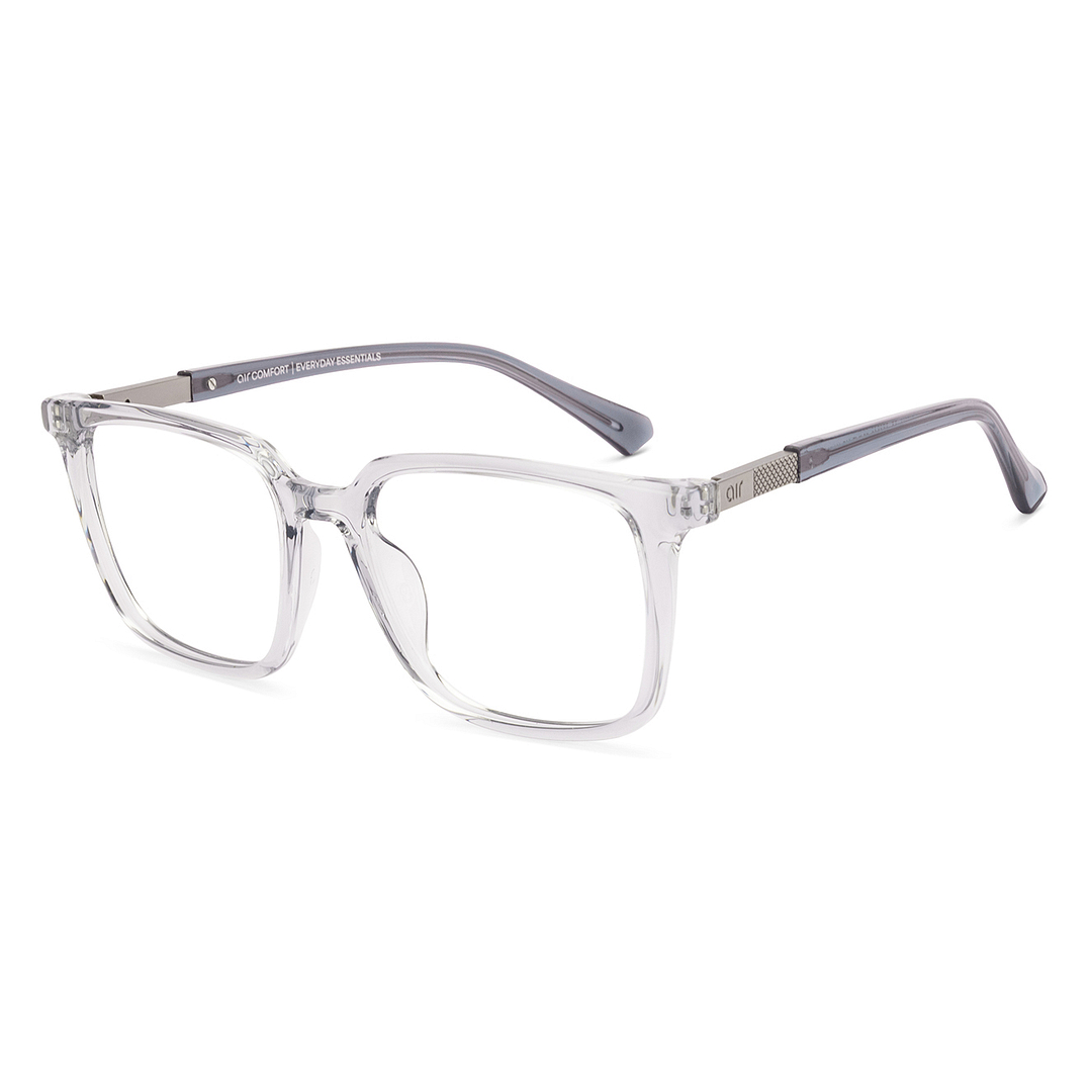 Light Grey Dark Gunmetal Full Rim Square Lenskart Air AIR Comfort LA ...